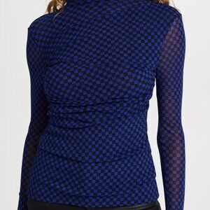 Enza Costa Mesh Twist Y2K Top